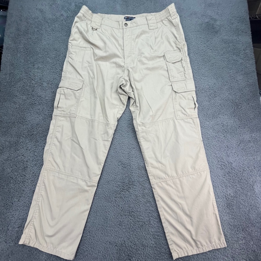 5.11 Tactical Cargo Pants Khaki Men's Size 38/32 Outdoor Workwear‎ Casual